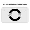 4 X 7 Aluminum License Plate  Thumbnail