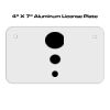 4 X 7 Aluminum License Plate  Thumbnail