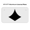 4 X 7 Aluminum License Plate  Thumbnail