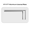4 X 7 Aluminum License Plate  Thumbnail