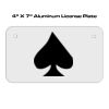 4 X 7 Aluminum License Plate  Thumbnail