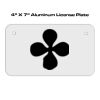 4 X 7 Aluminum License Plate  Thumbnail