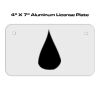 4 X 7 Aluminum License Plate  Thumbnail
