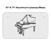 4 X 7 Aluminum License Plate  Thumbnail