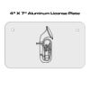 4 X 7 Aluminum License Plate  Thumbnail