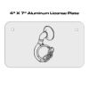 4 X 7 Aluminum License Plate  Thumbnail