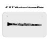4 X 7 Aluminum License Plate  Thumbnail