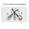 4 X 7 Aluminum License Plate  Thumbnail