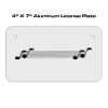 4 X 7 Aluminum License Plate  Thumbnail
