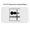 4 X 7 Aluminum License Plate  Thumbnail