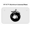 4 X 7 Aluminum License Plate  Thumbnail