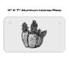 4 X 7 Aluminum License Plate  Thumbnail