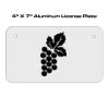 4 X 7 Aluminum License Plate  Thumbnail