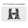 4 X 7 Aluminum License Plate  Thumbnail