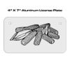 4 X 7 Aluminum License Plate  Thumbnail