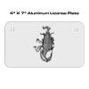 4 X 7 Aluminum License Plate  Thumbnail