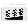 4 X 7 Aluminum License Plate  Thumbnail