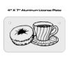 4 X 7 Aluminum License Plate  Thumbnail