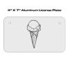 4 X 7 Aluminum License Plate  Thumbnail
