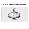 4 X 7 Aluminum License Plate  Thumbnail
