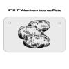 4 X 7 Aluminum License Plate  Thumbnail