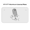 4 X 7 Aluminum License Plate  Thumbnail