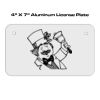 4 X 7 Aluminum License Plate  Thumbnail
