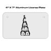4 X 7 Aluminum License Plate  Thumbnail