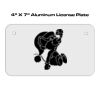 4 X 7 Aluminum License Plate  Thumbnail