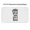4 X 7 Aluminum License Plate  Thumbnail
