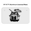 4 X 7 Aluminum License Plate  Thumbnail