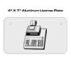 4 X 7 Aluminum License Plate  Thumbnail