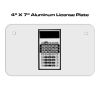 4 X 7 Aluminum License Plate  Thumbnail