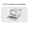 4 X 7 Aluminum License Plate  Thumbnail