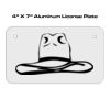 4 X 7 Aluminum License Plate  Thumbnail