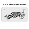 4 X 7 Aluminum License Plate  Thumbnail