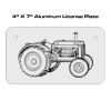 4 X 7 Aluminum License Plate  Thumbnail