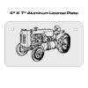 4 X 7 Aluminum License Plate  Thumbnail