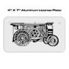 4 X 7 Aluminum License Plate  Thumbnail