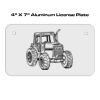 4 X 7 Aluminum License Plate  Thumbnail