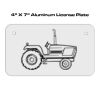 4 X 7 Aluminum License Plate  Thumbnail