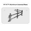4 X 7 Aluminum License Plate  Thumbnail