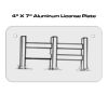 4 X 7 Aluminum License Plate  Thumbnail