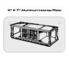 4 X 7 Aluminum License Plate  Thumbnail