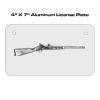 4 X 7 Aluminum License Plate  Thumbnail