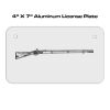 4 X 7 Aluminum License Plate  Thumbnail
