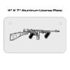 4 X 7 Aluminum License Plate  Thumbnail
