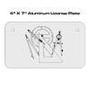 4 X 7 Aluminum License Plate  Thumbnail