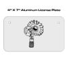 4 X 7 Aluminum License Plate  Thumbnail