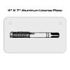 4 X 7 Aluminum License Plate  Thumbnail